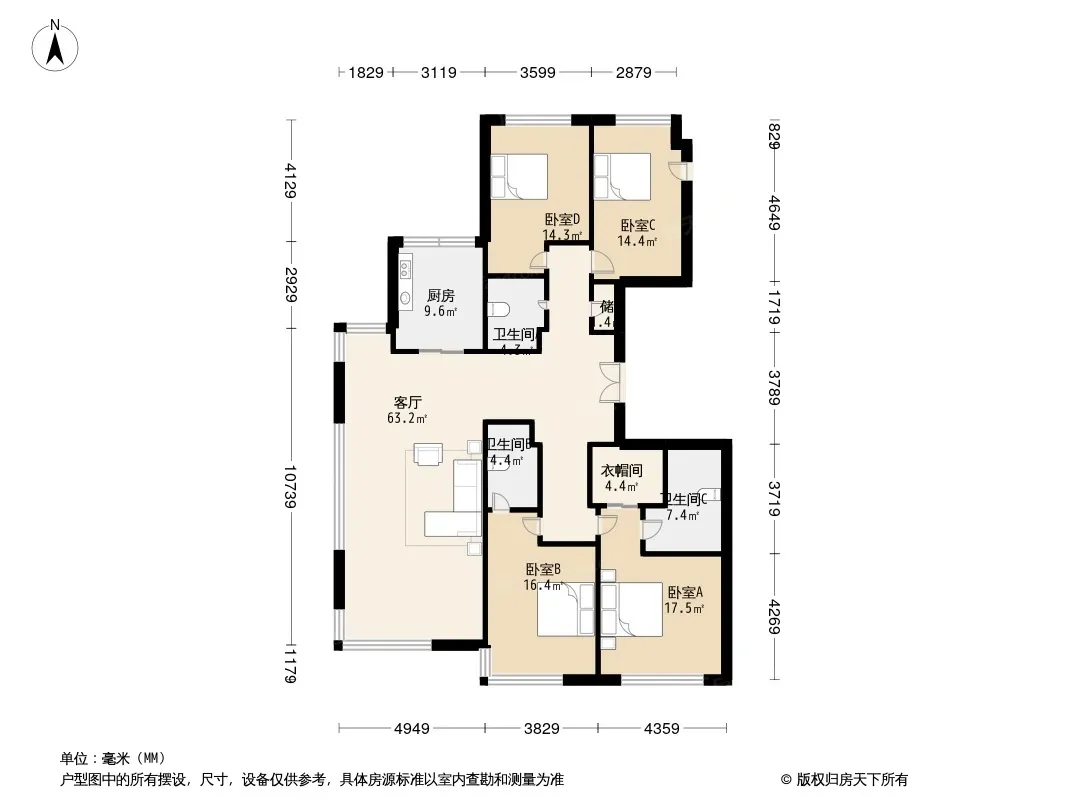 使馆壹号院户型图