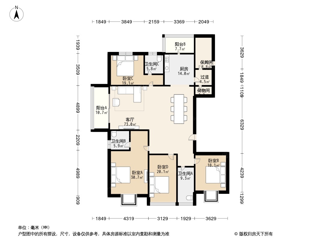 南京恒盛金陵湾户型图图片