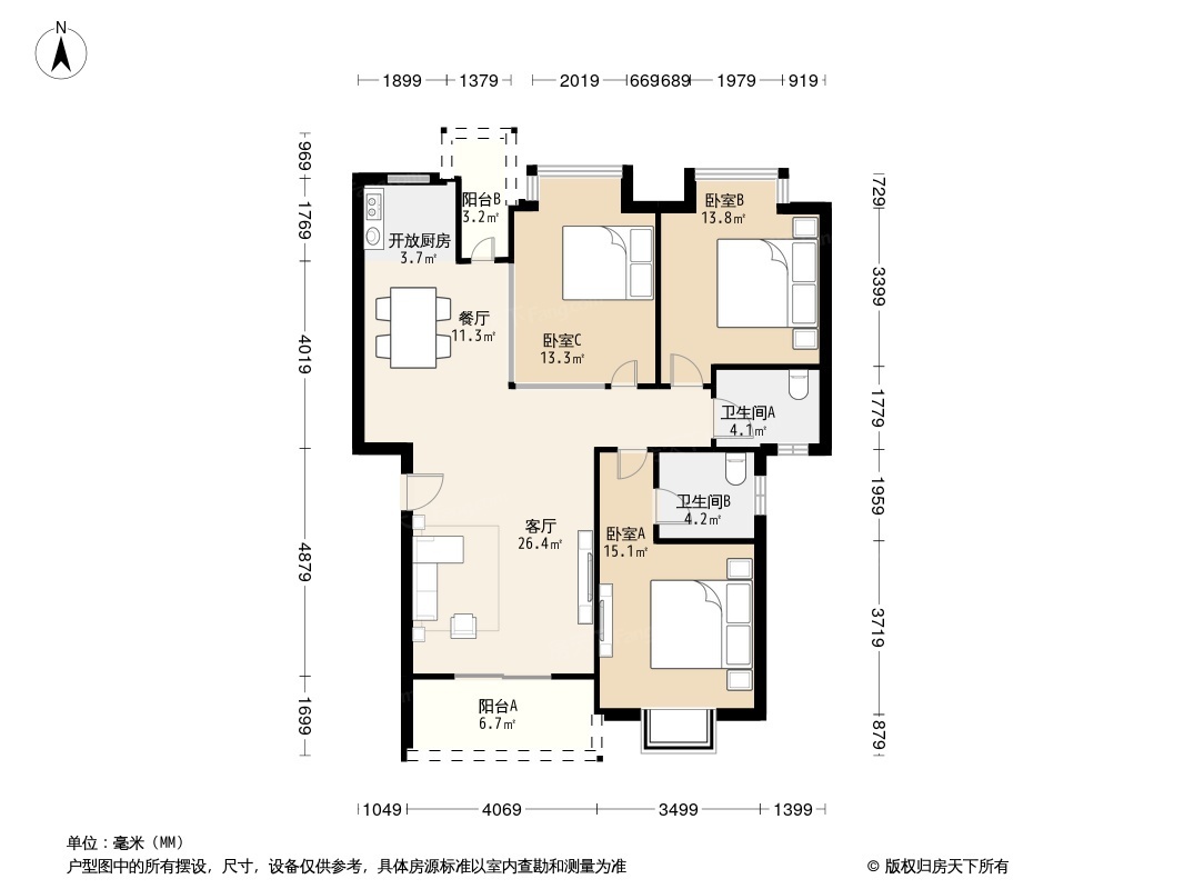 半岛花园户型图