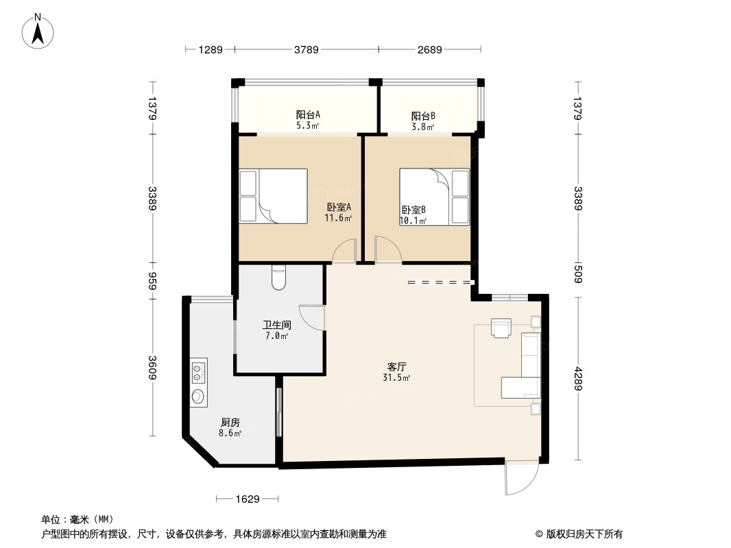 同馨花園二期戶型圖