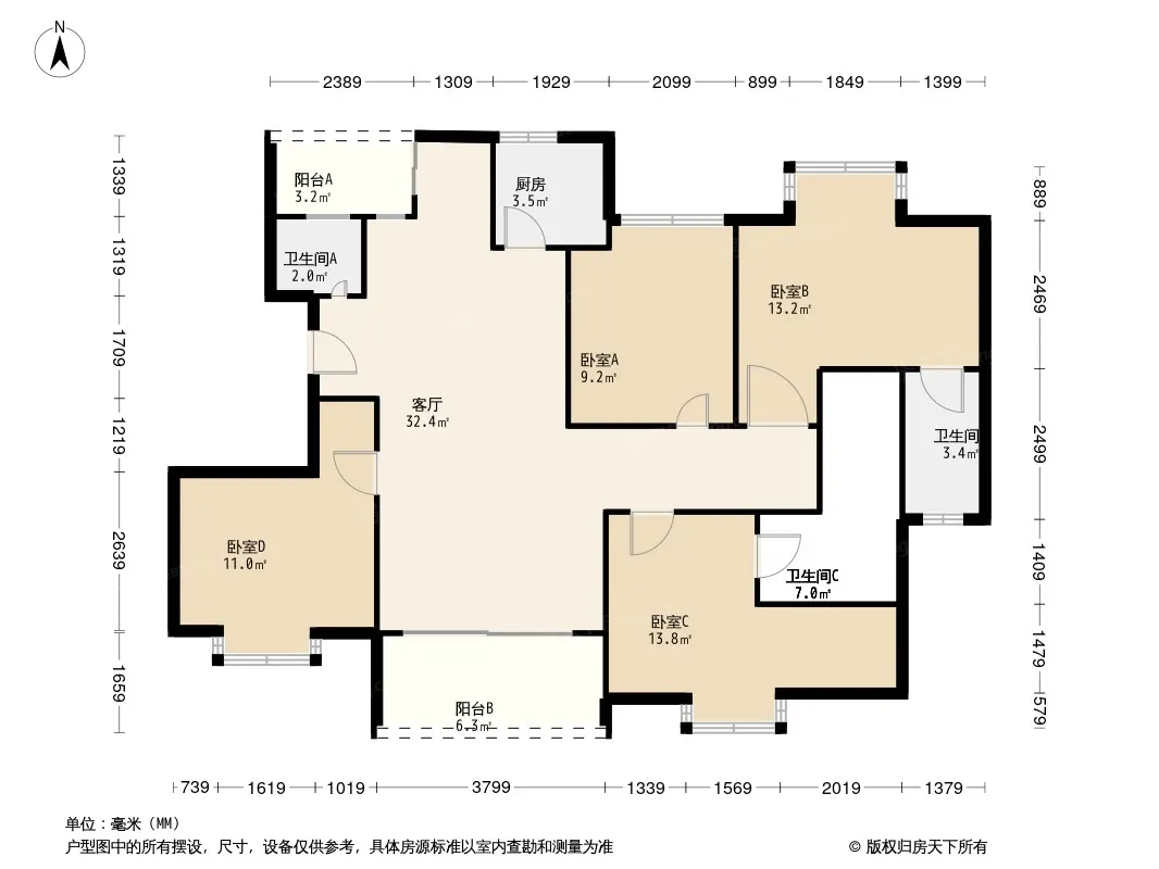 南湖景苑红馆户型图