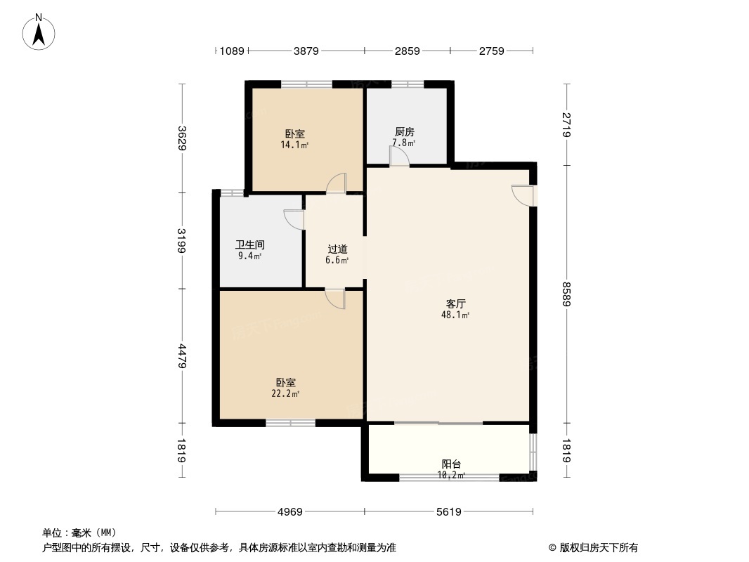 家天下北郡戶型圖