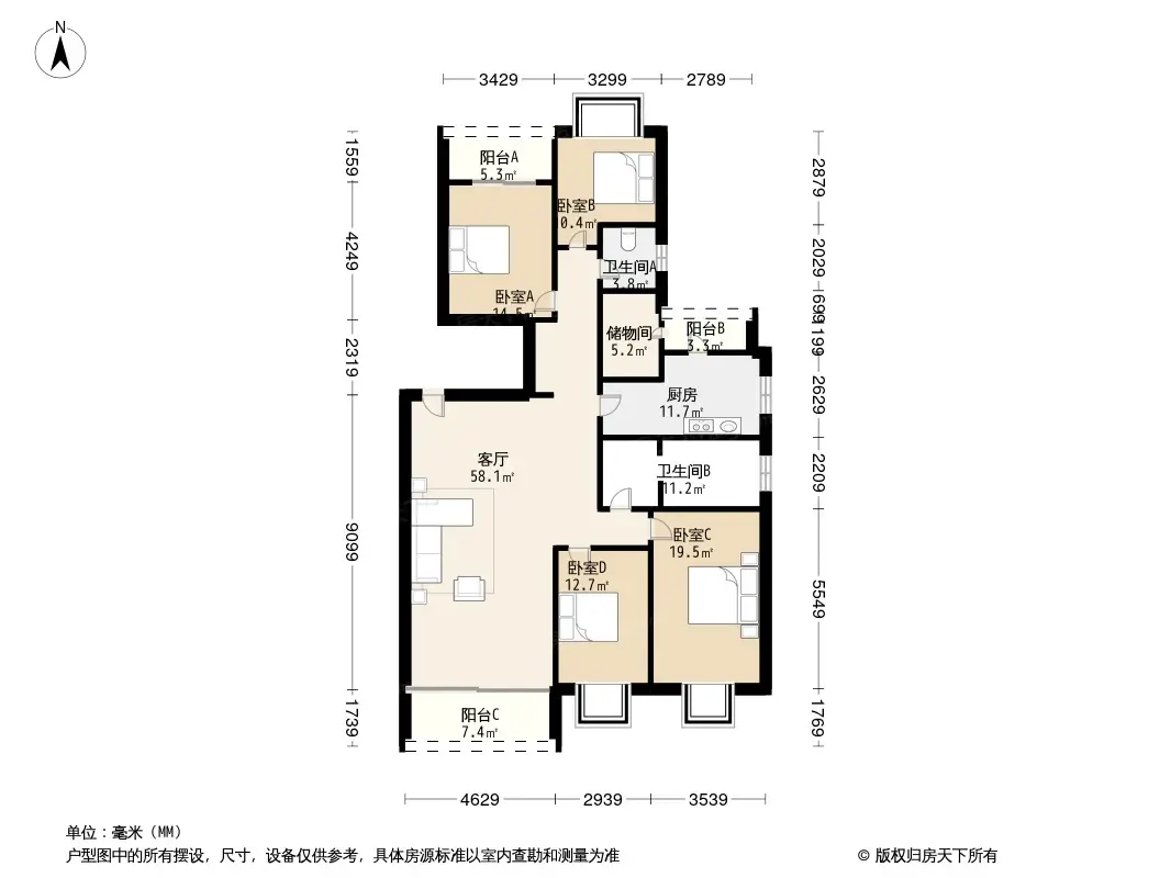 观湖园平面图图片