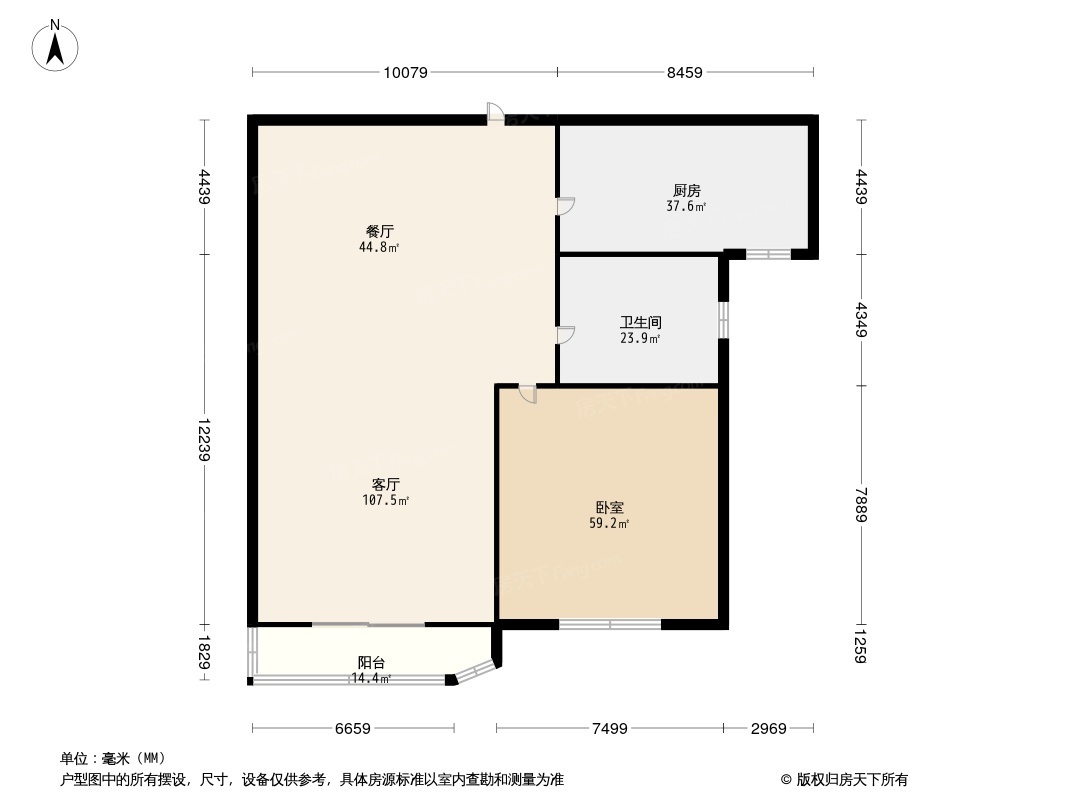 丽都花园户型图图片