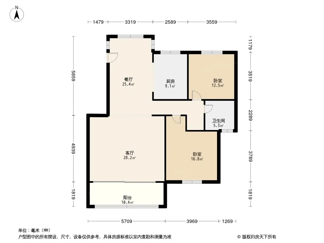居住主题公园公寓户型图