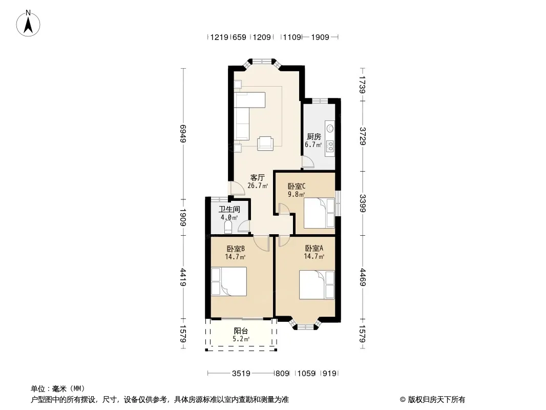 桂花园小区户型图