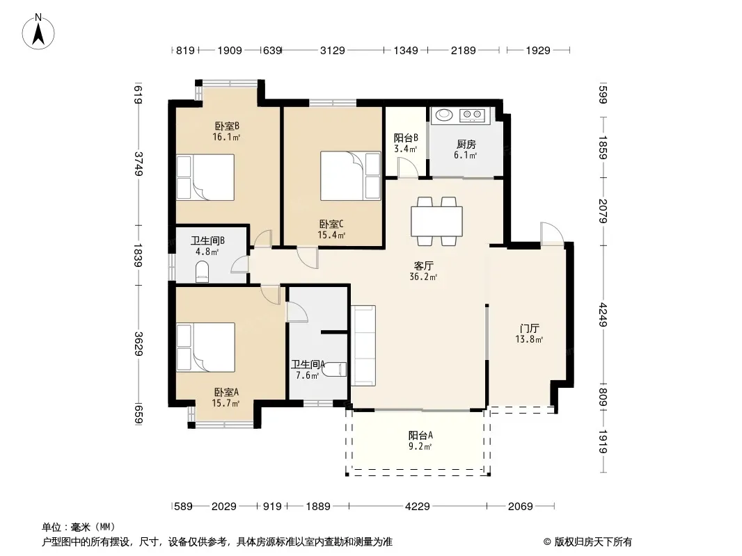 湖滨花园户型图