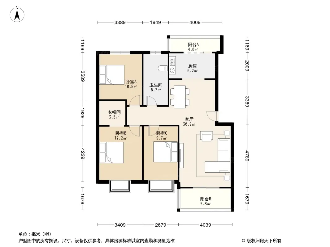 汇贤雅苑户型图