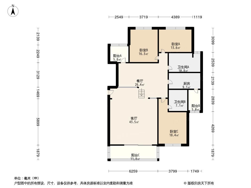 南湖碧園戶型圖