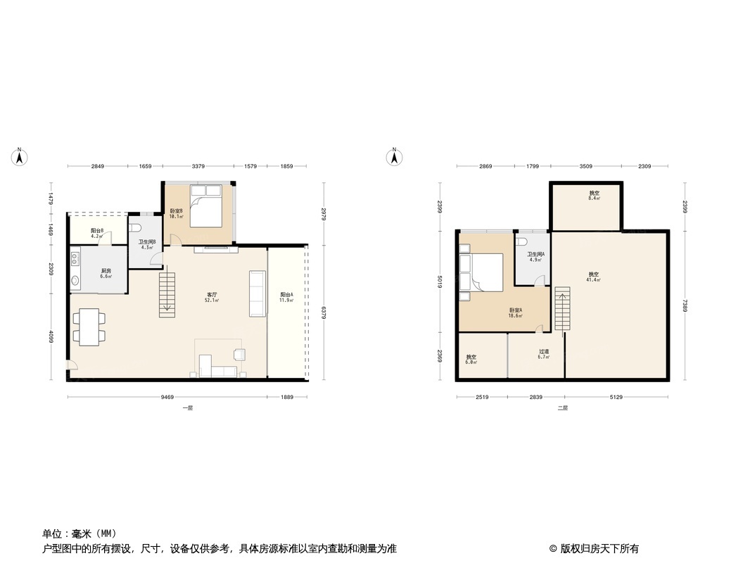 阅山华府户型图图片