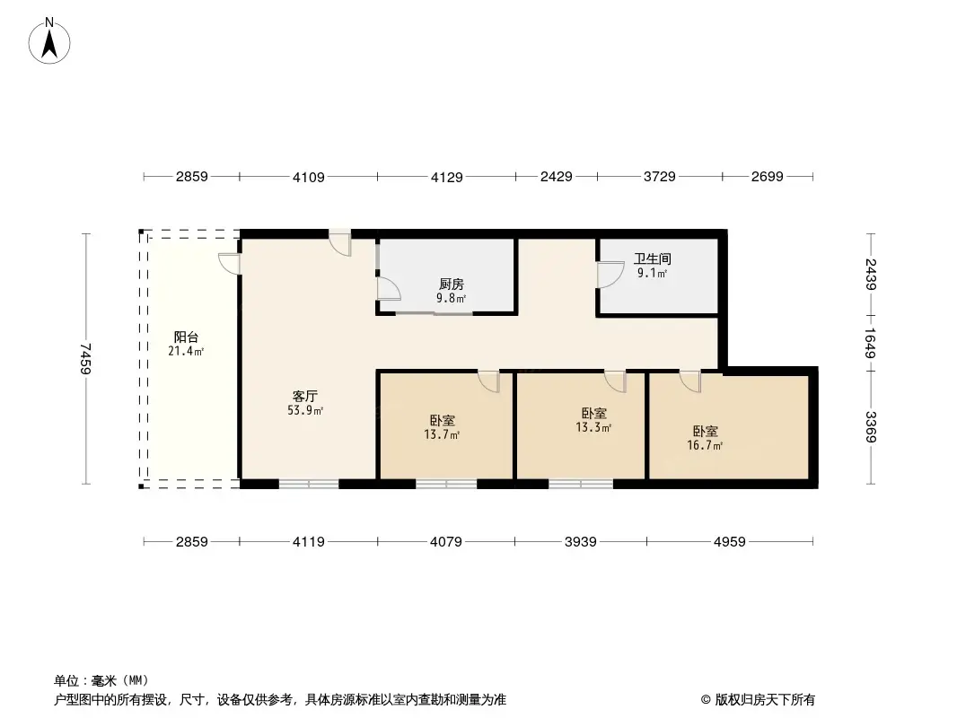 兆丰大厦户型图