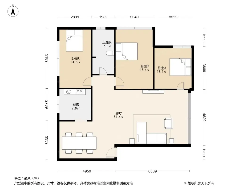 海文商住楼户型图