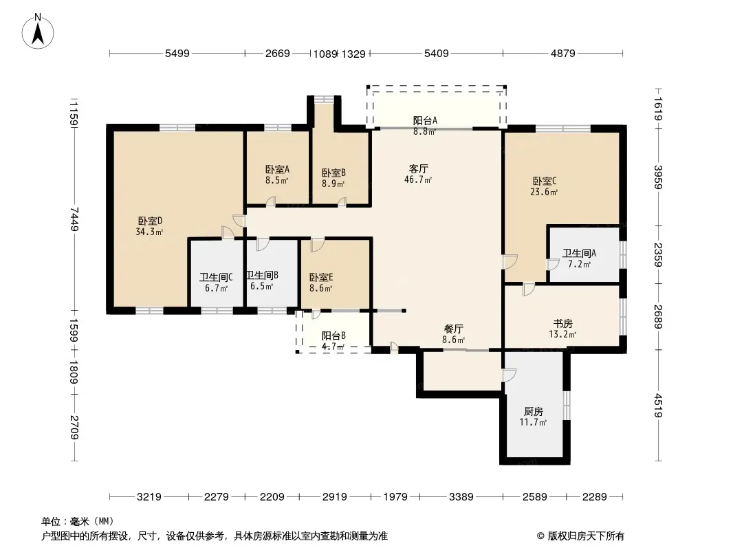 锦江花园户型图