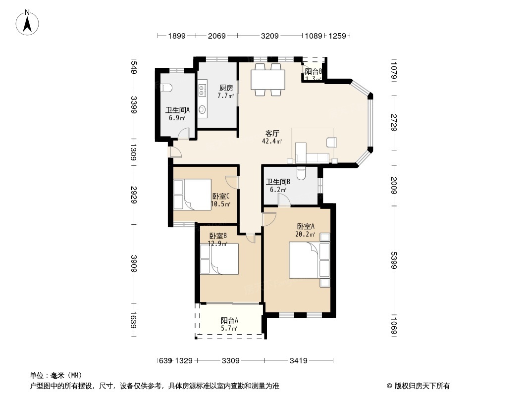 太仓紫桂苑户型图图片