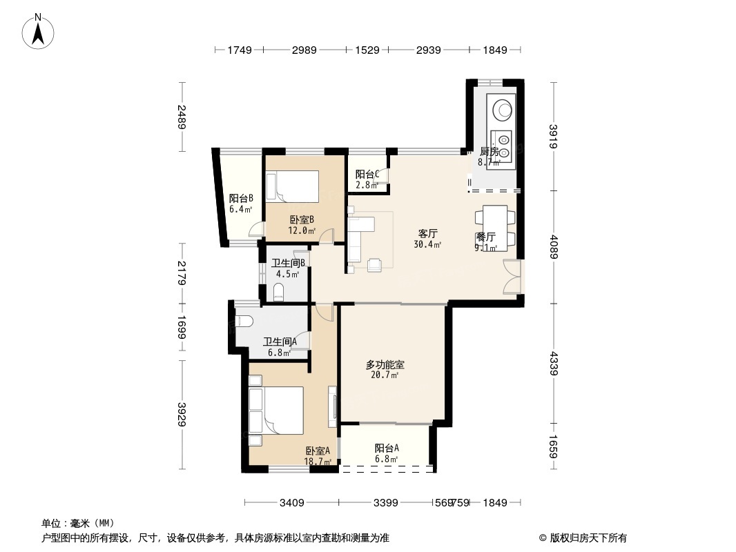 金基晓庐户型图图片