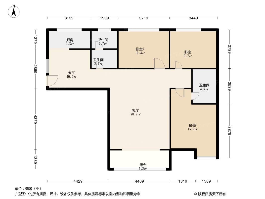 如园户型图图片