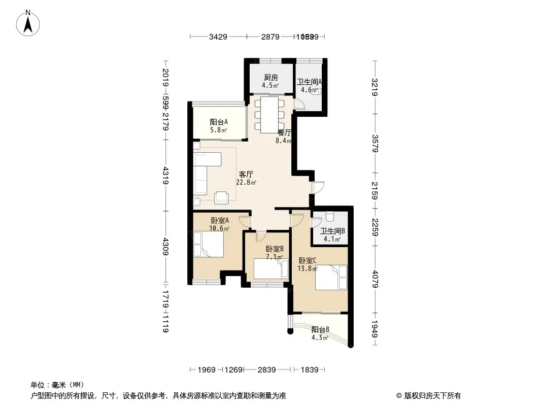 杭州红街公寓户型图图片