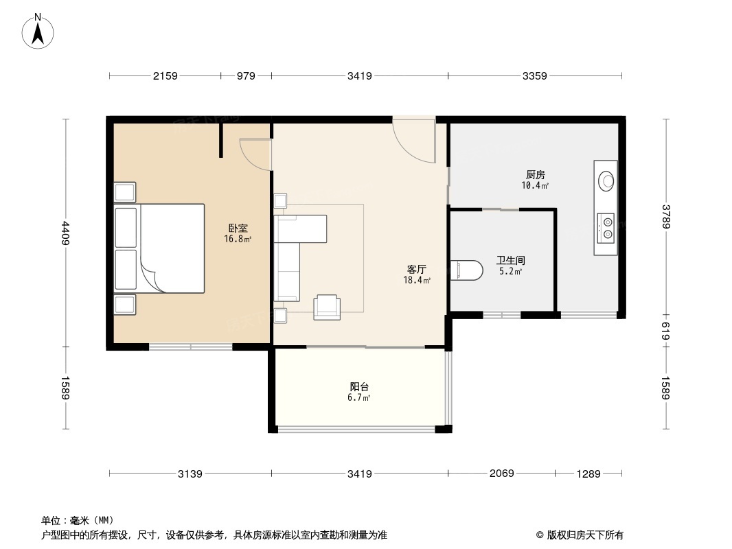 一门两户公寓户型图图片