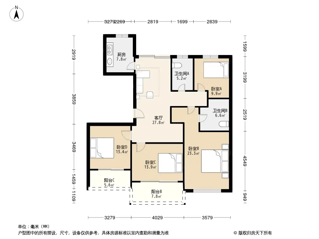 金色黎明户型图图片