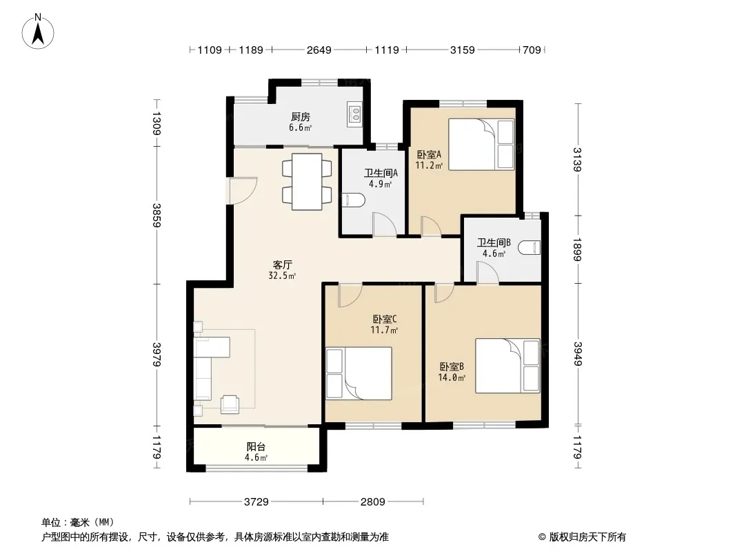 奥林运河湾户型图