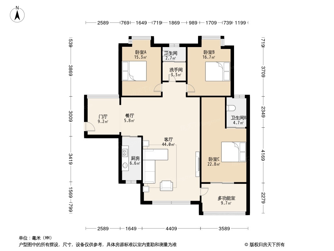 湘府名邸戶型圖