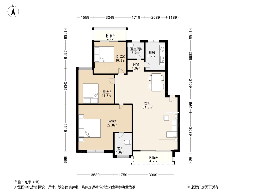 申奥美域户型图图片