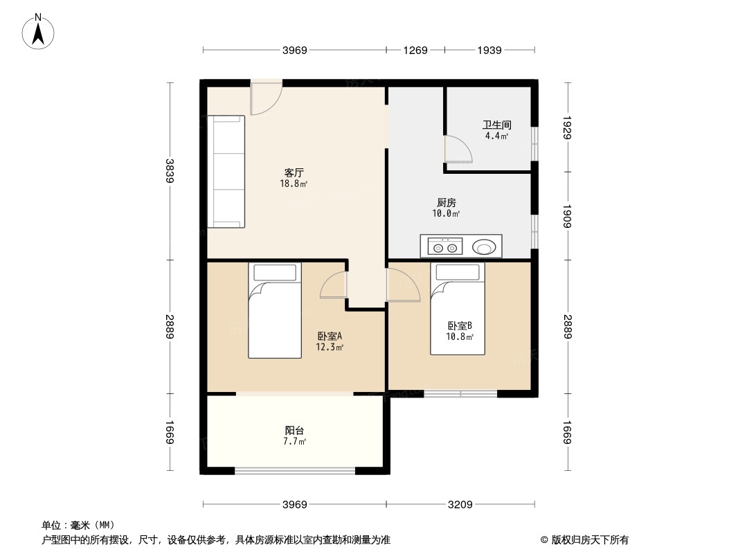 博雅公寓户型图