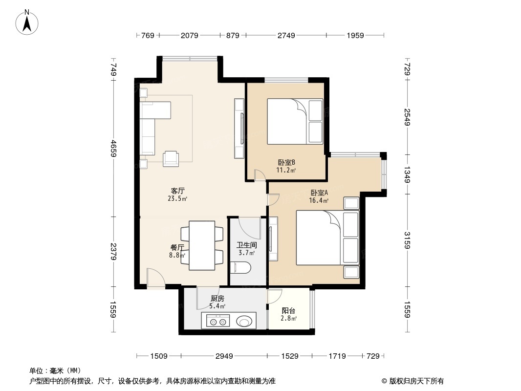 御廷上郡户型图图片