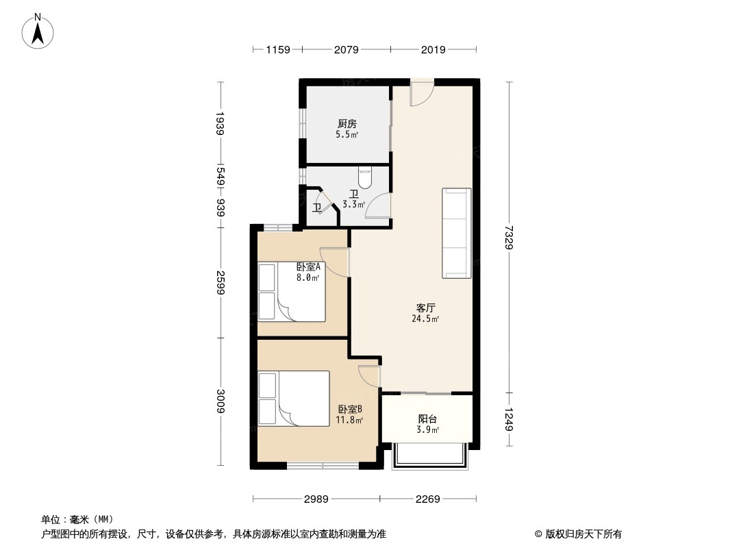 阳光绿园户型图片