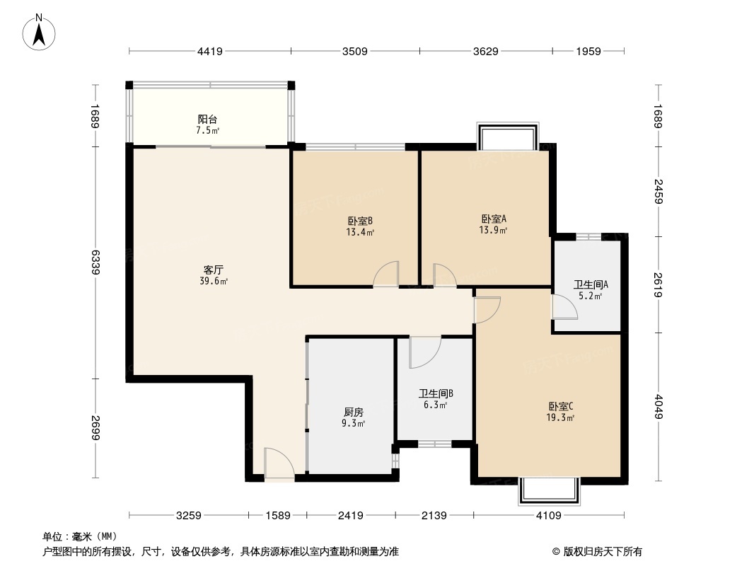 瑞和家园户型图图片