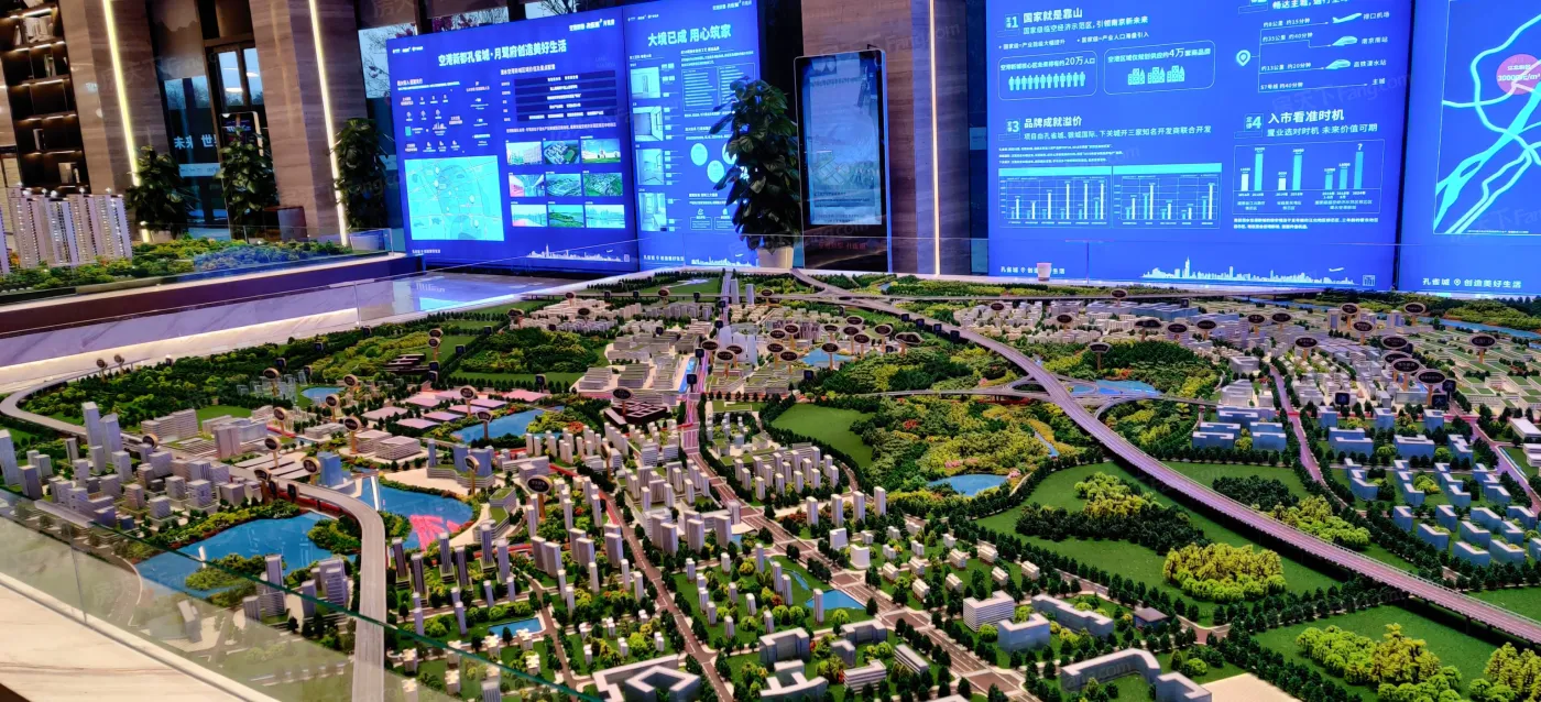 实景图:区域沙盘