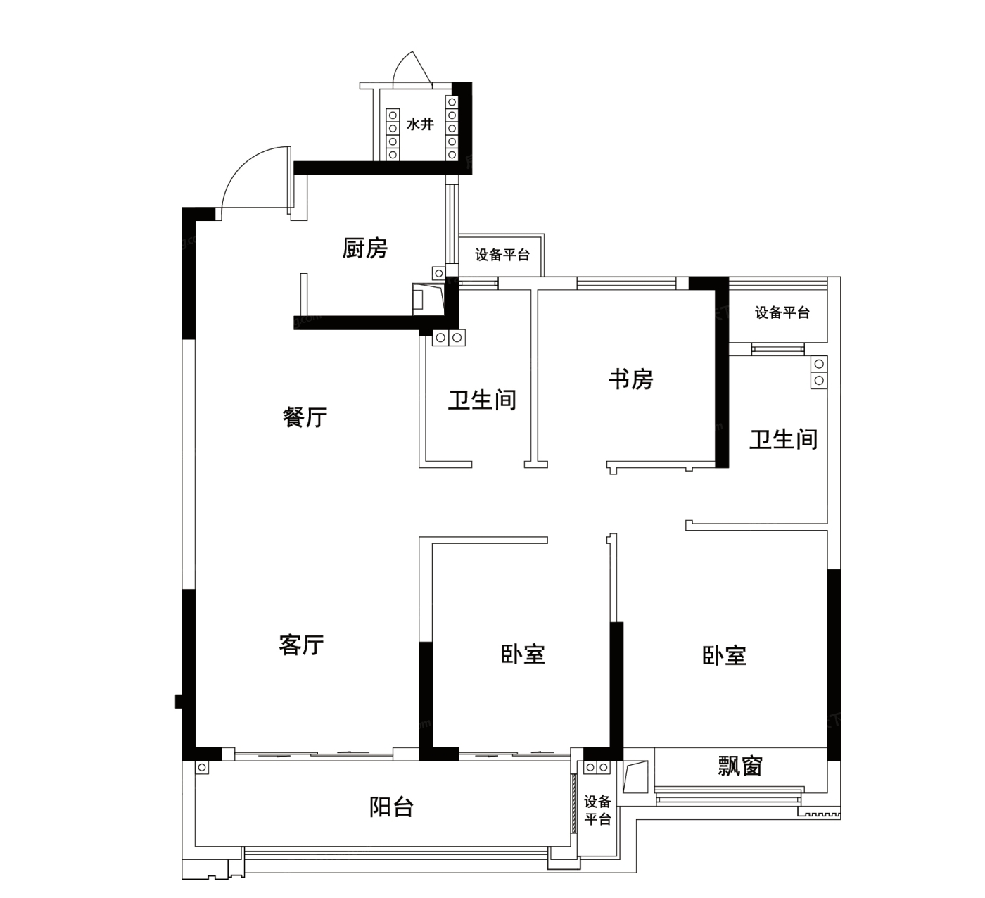 黄岩云熙望府户型图图片