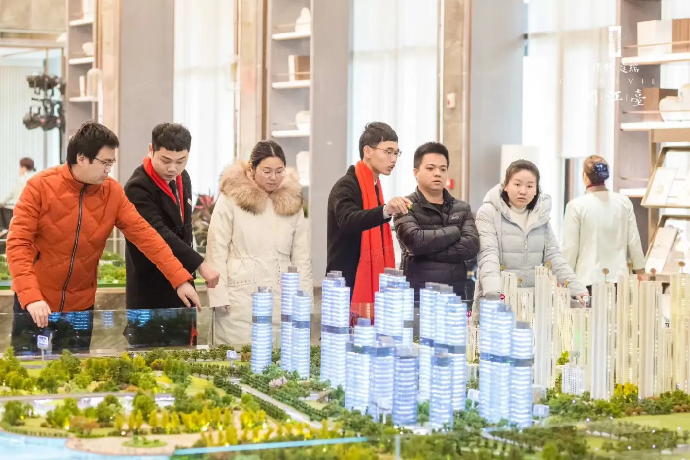 项目现场:看房现场