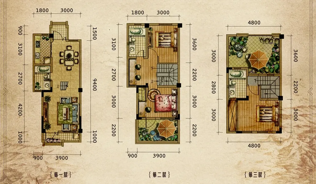 花水湾国际度假区的户型,你更中意哪一个户型?