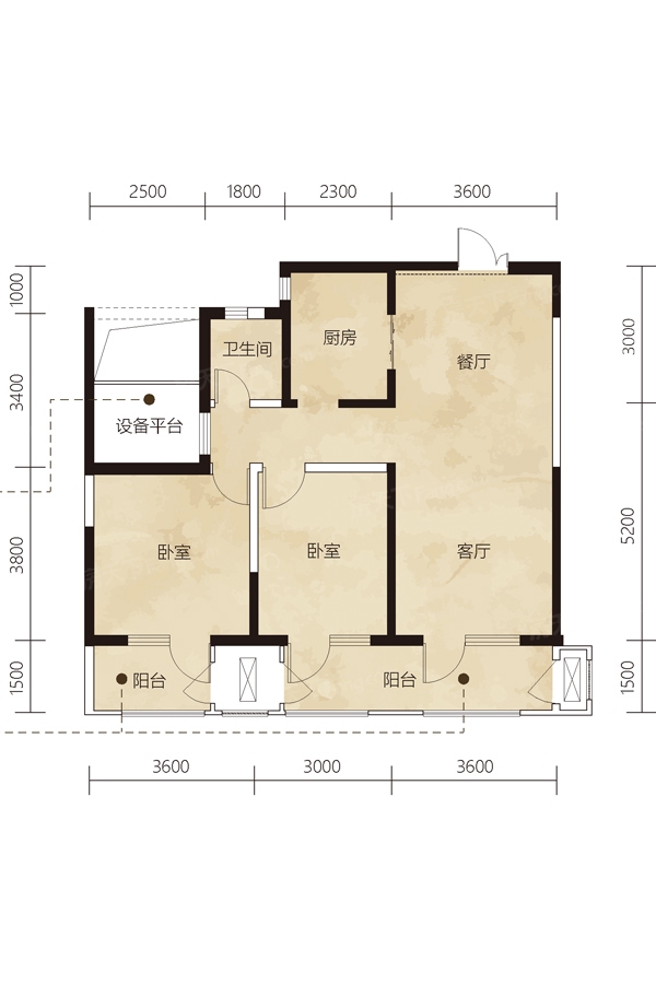 凤城·凯旋公馆户型类别:2居,3居户型面积:9576平方米