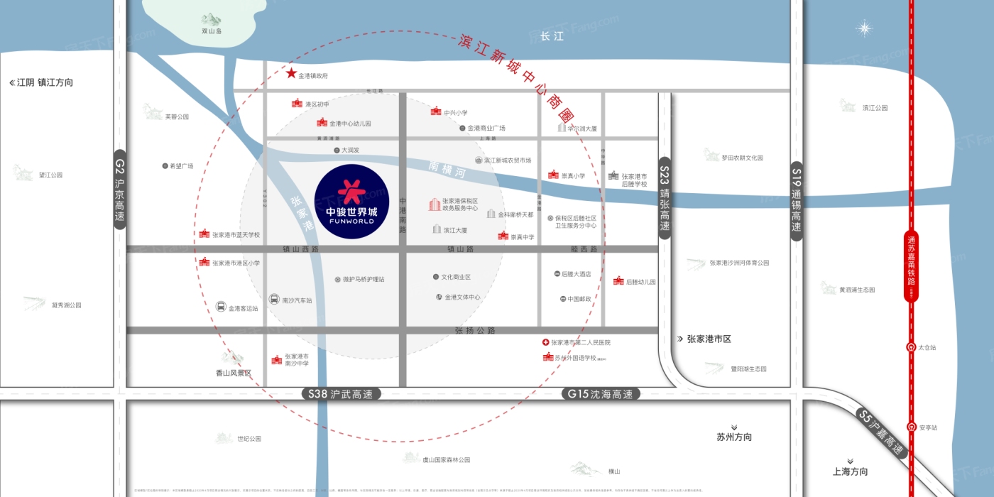 中骏世界城价格,周边交通配套测评,中骏世界城优劣势分析-张家港房天下