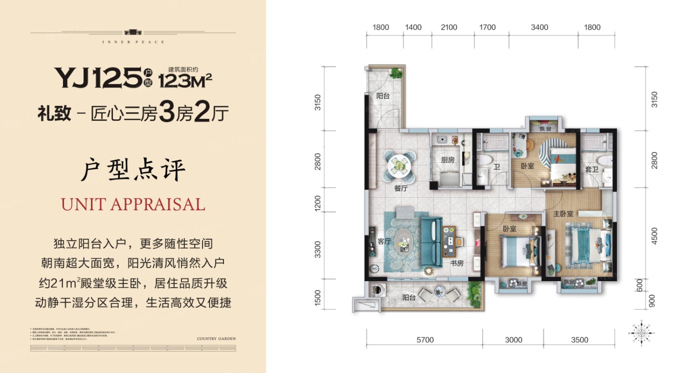 襄阳碧桂园 户型图图片