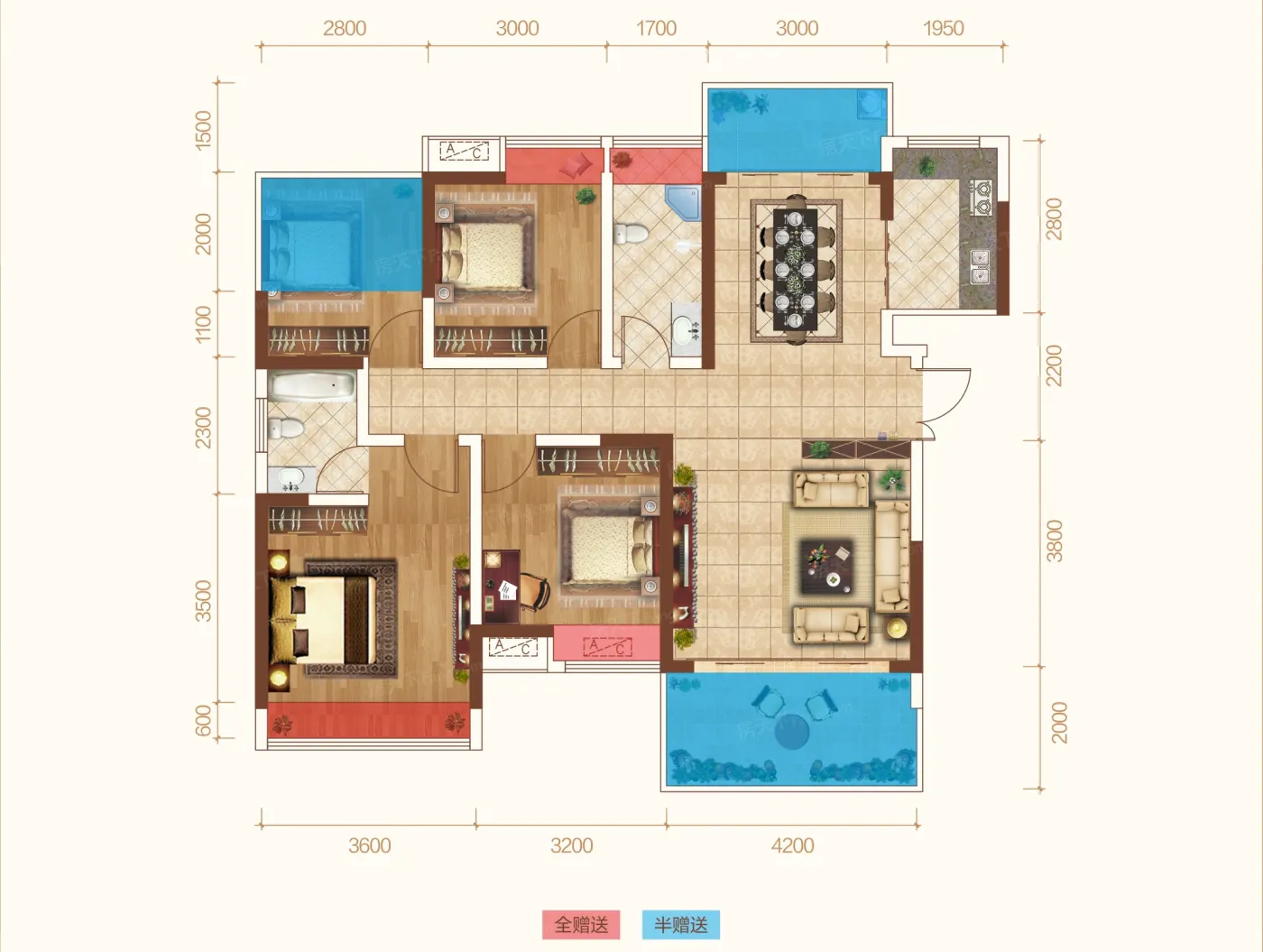 翰林华府户型图