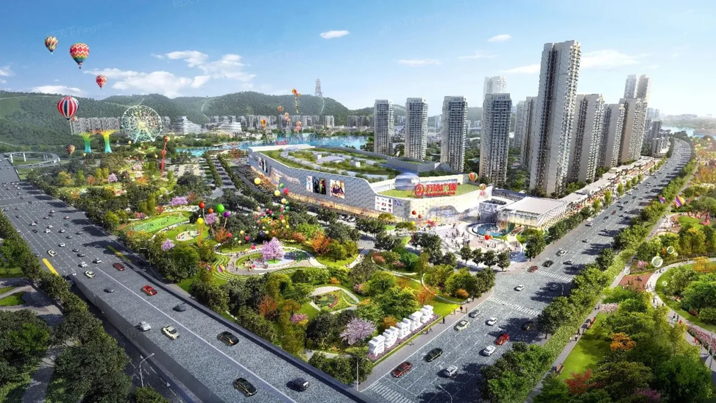 综合商场:万达广场         医院:红十字会医院,梧州市人民