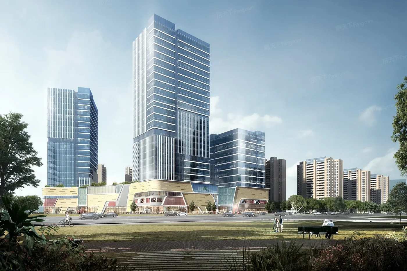 海伦堡海悦国际总占地面积为148020平米