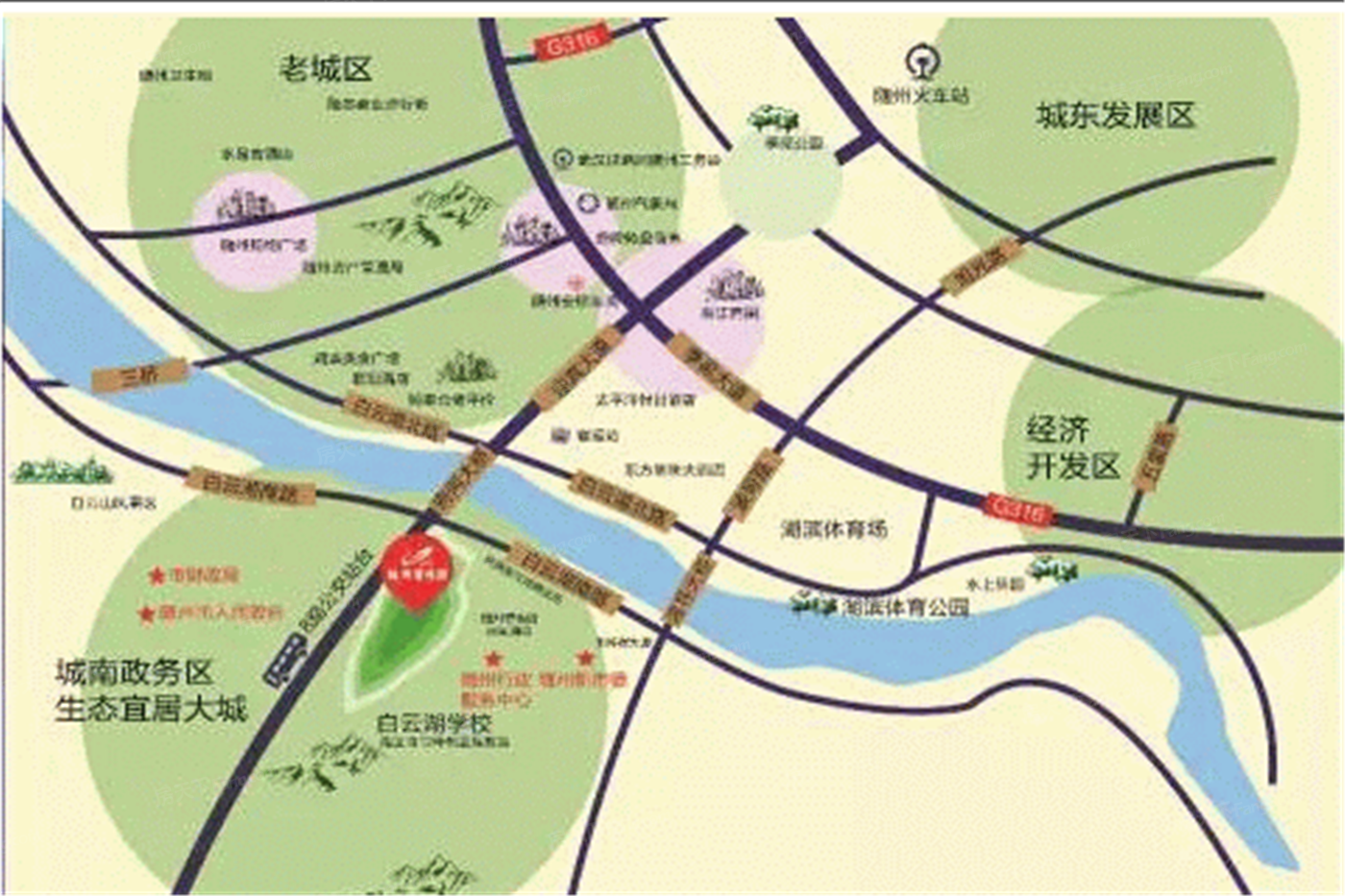 随州碧桂园地图图片