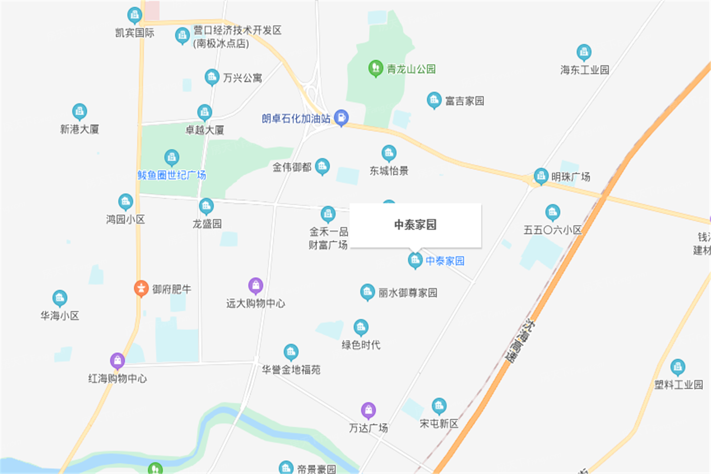 鲅鱼圈所有小区的地图图片