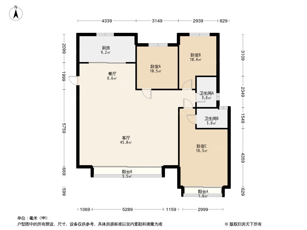 诺德春风和院户型图图片