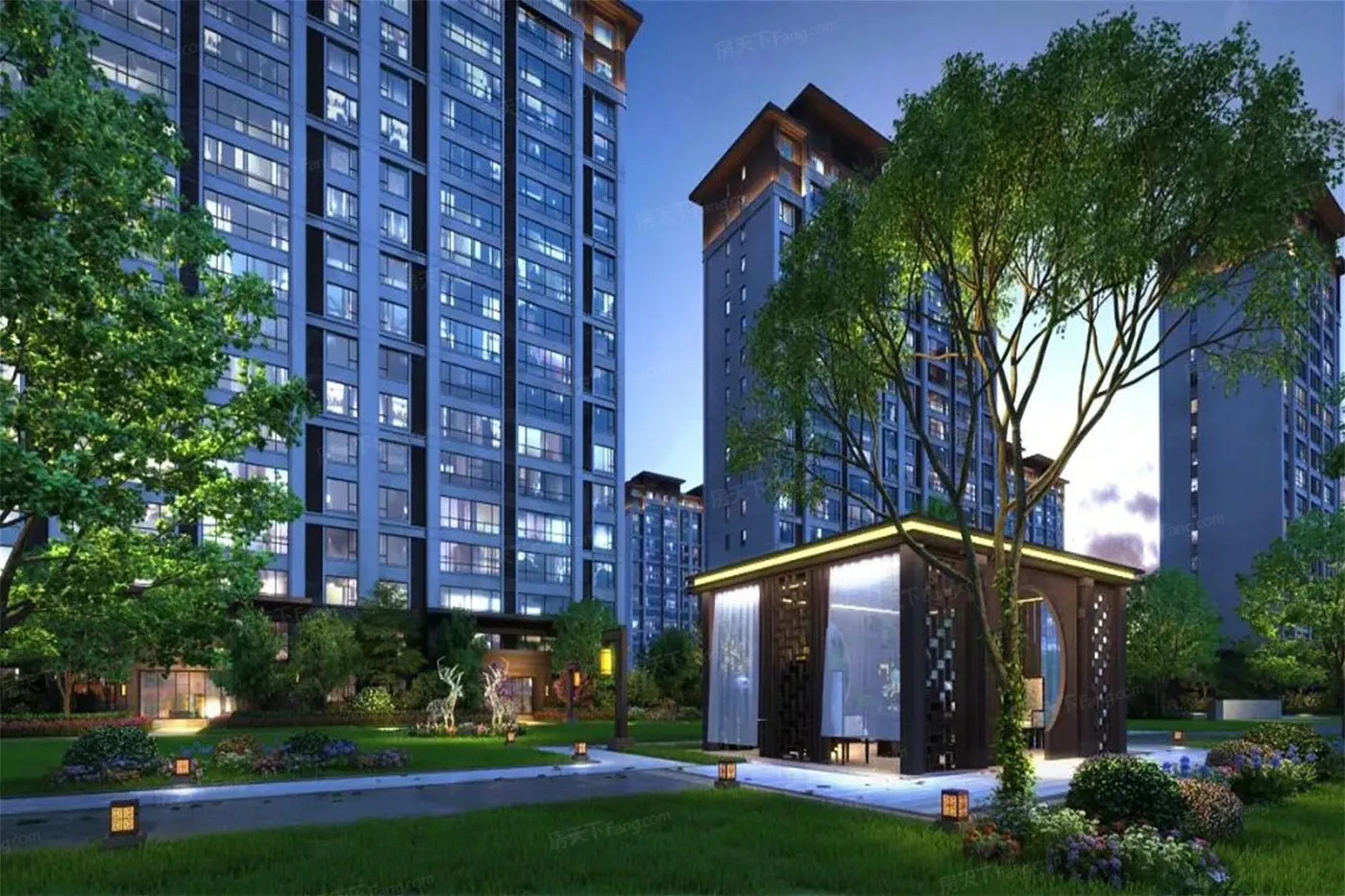 玉秀湾紫宸匠韵天成以建筑艺术勾勒东方美学