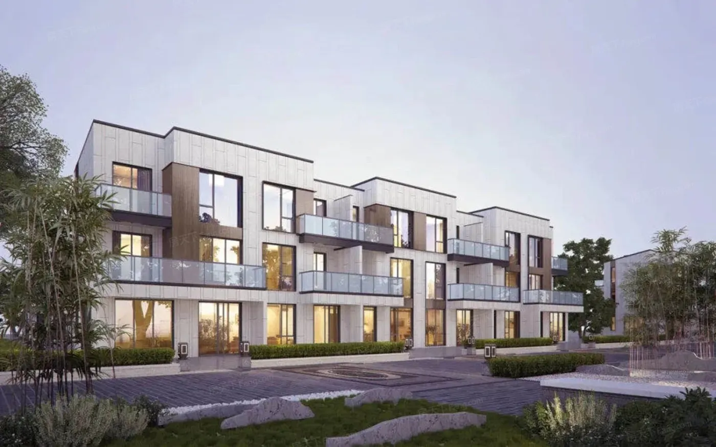 效果图:联排效果图