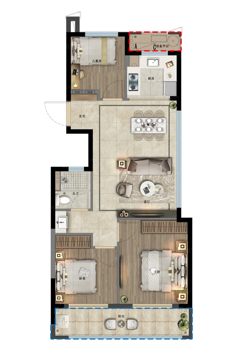 金地建投翠湖湾户型图