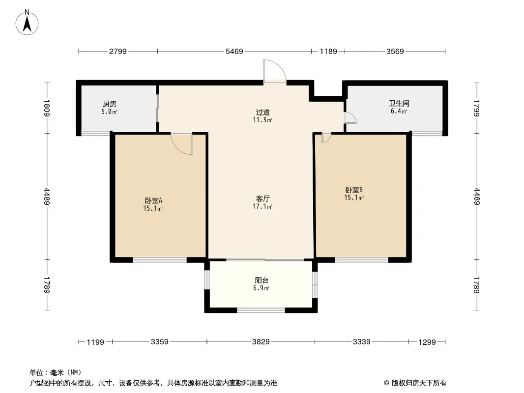 丽都花园户型图图片