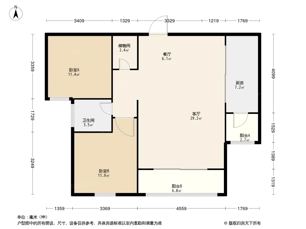 南通景瑞望府户型图图片