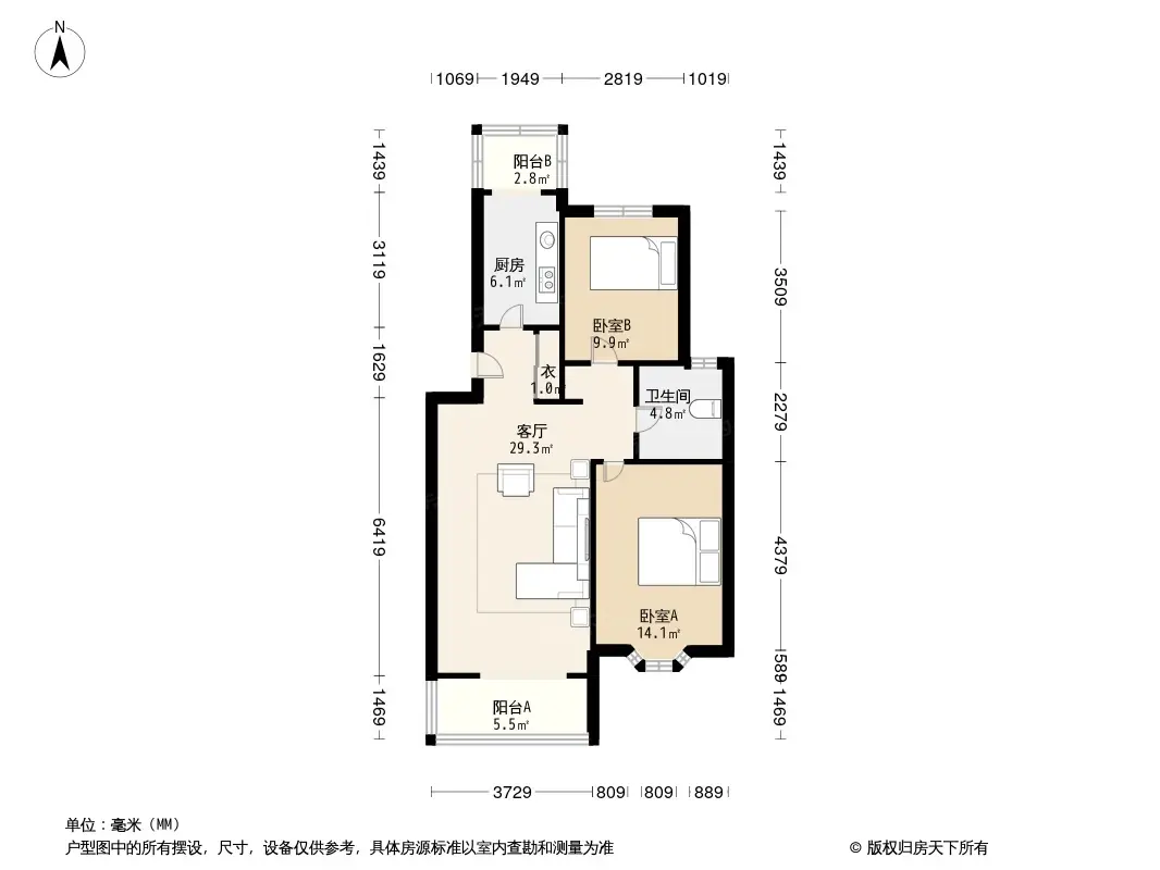 武夷花园户型图图片