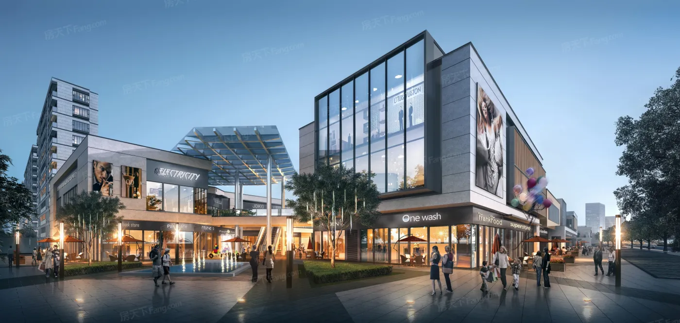 效果图:商业中心